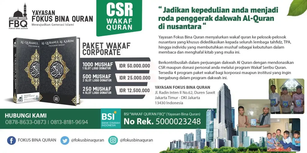 Corporate Wakaf Quran