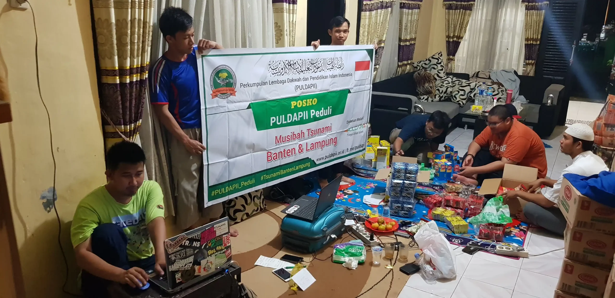 Posko Bantuan Bencana Tsunami Banten Selat Sunda