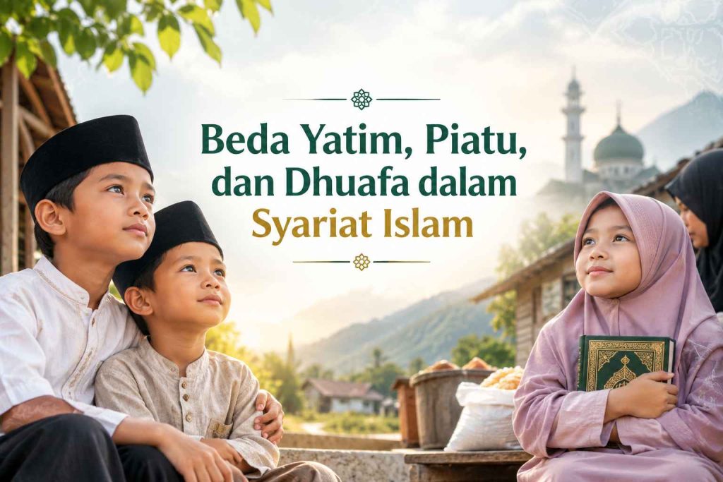 Beda yatim, piatu, dan dhuafa dalam syariat Islam