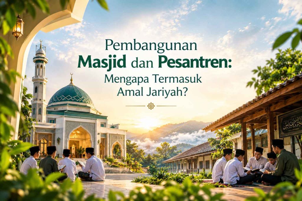 Pembangunan masjid dan pesantren sebagai amal jariyah